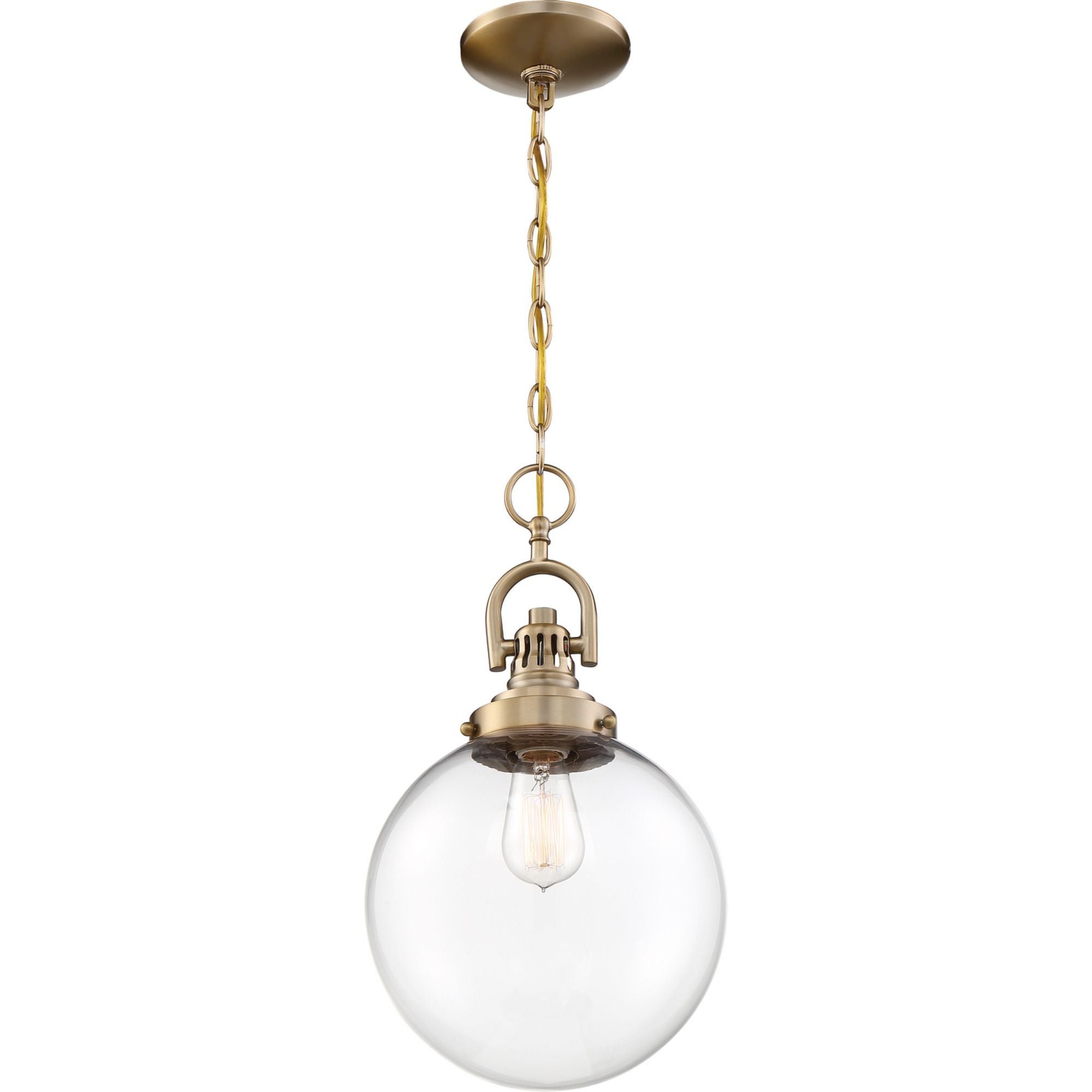 Skyloft 10" Pendant, Brass Finish - Bees Lighting