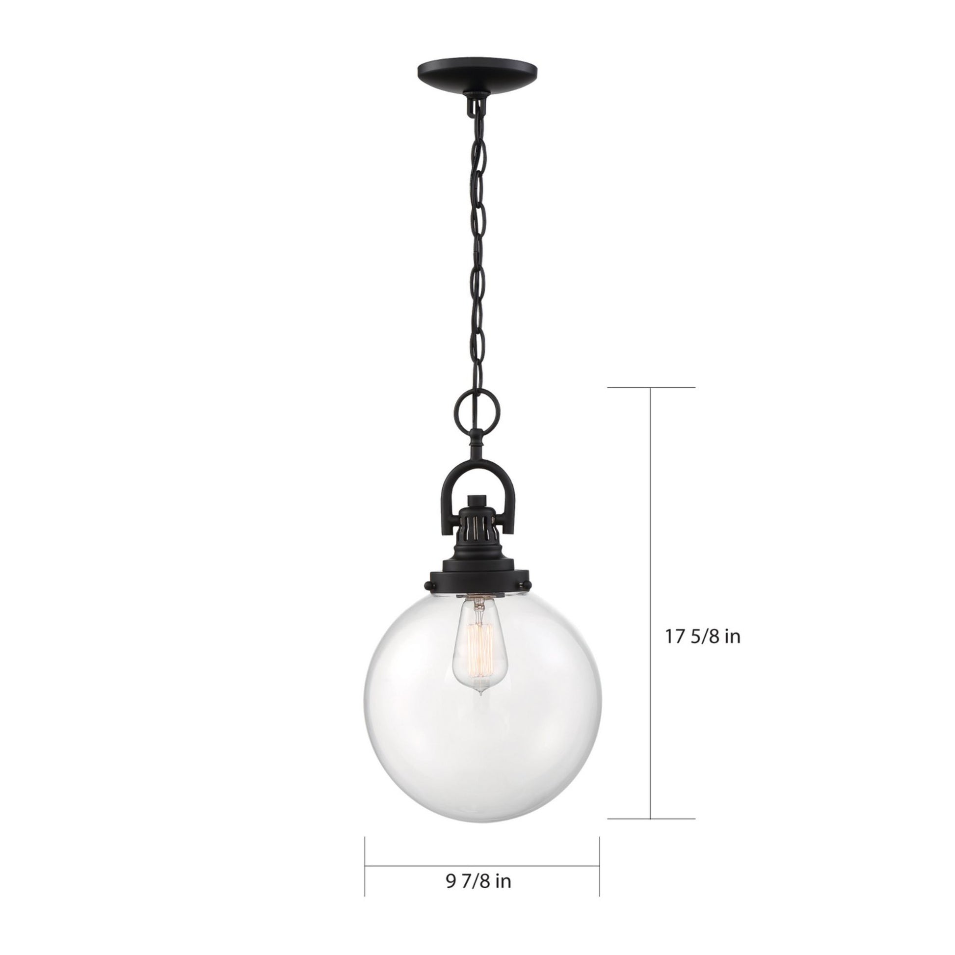 Skyloft 10" Pendant, Bronze Finish - Bees Lighting