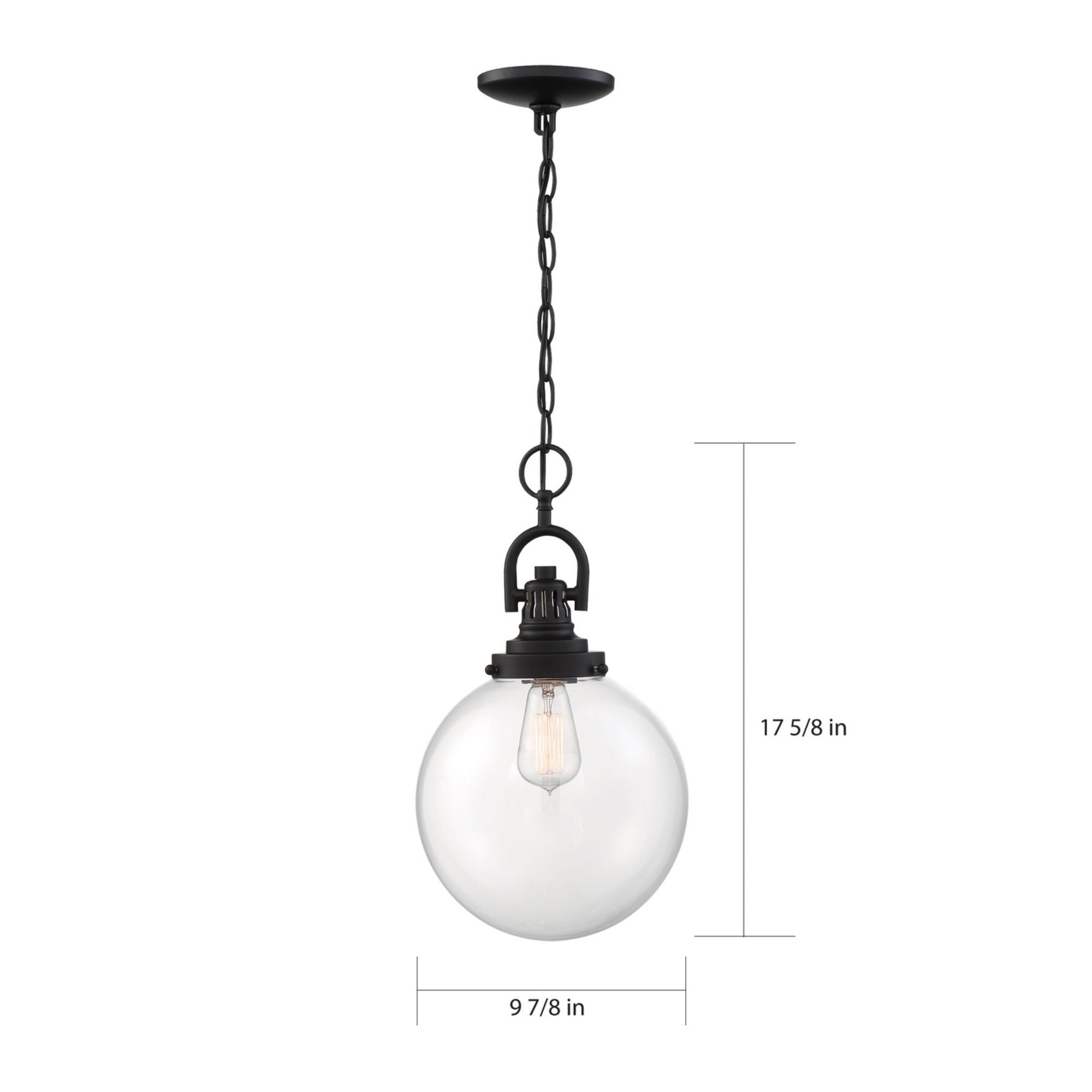 Skyloft 10" Pendant, Bronze Finish - Bees Lighting