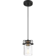 Antebellum 5" Mini Pendant, Black Finish - Bees Lighting
