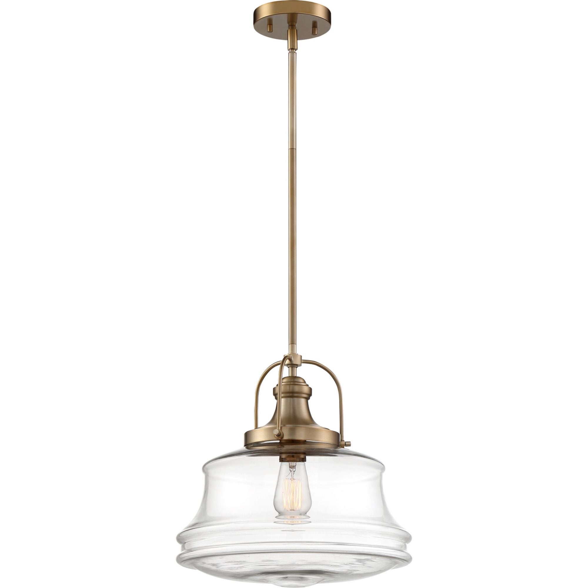 Basel 14" Pendant, Brass Finish - Bees Lighting