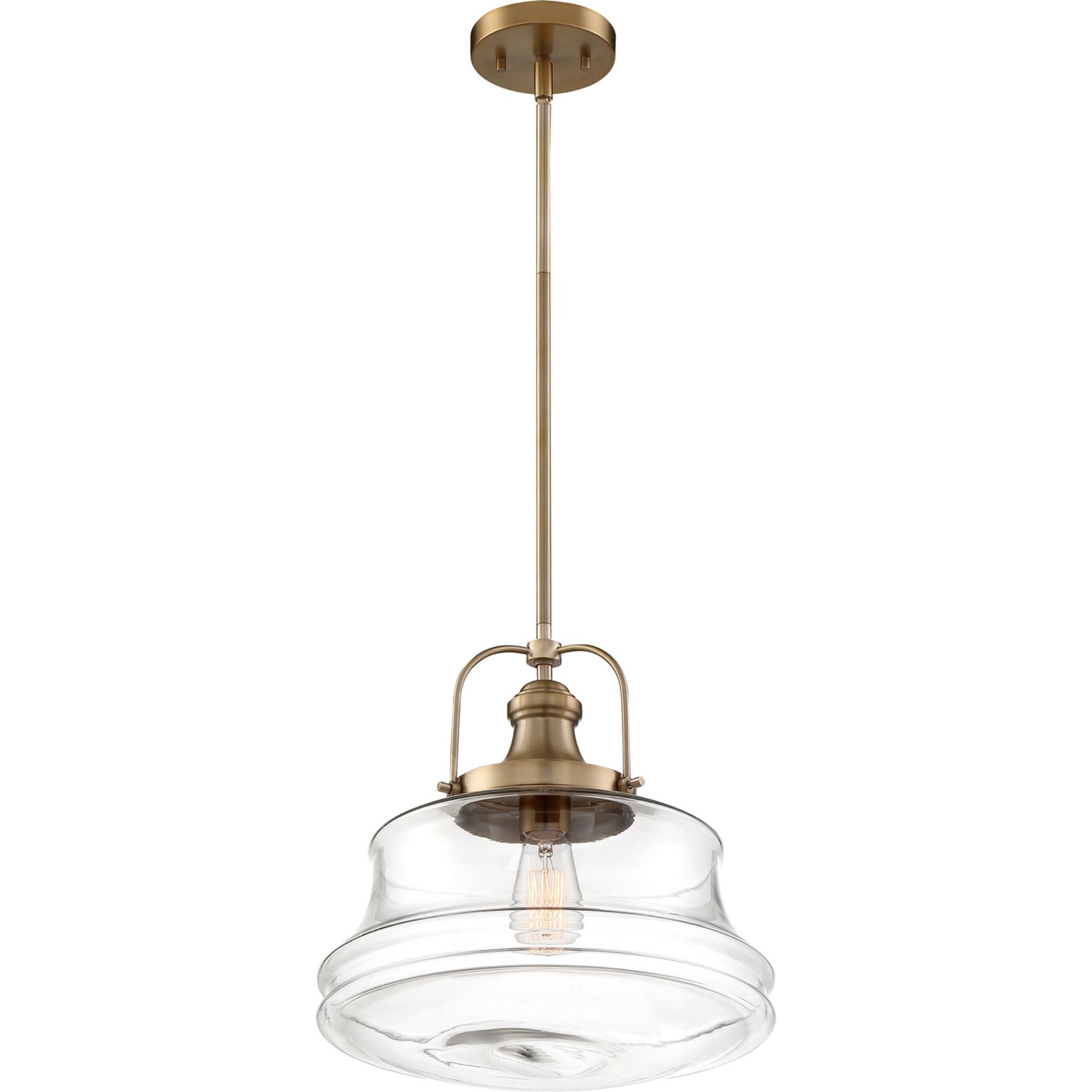 Basel 14" Pendant, Brass Finish - Bees Lighting
