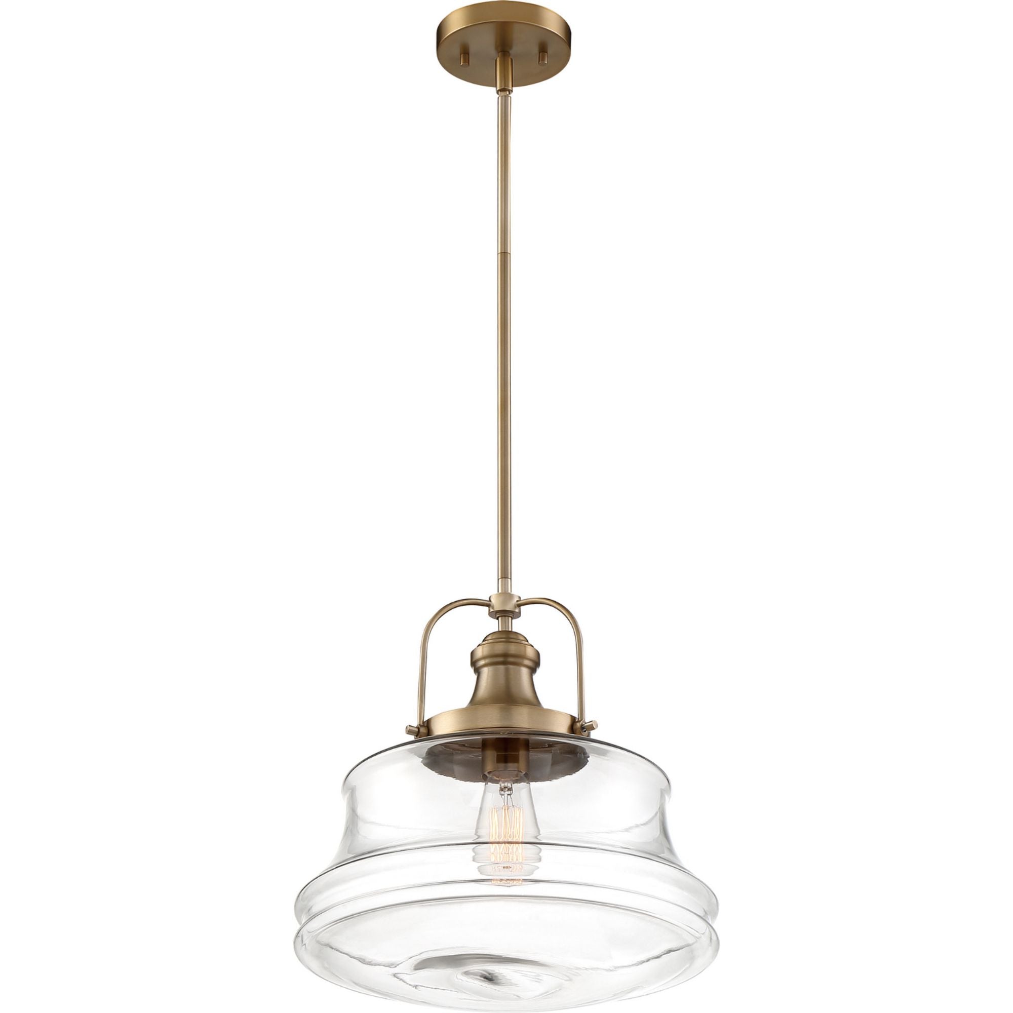 Basel 14" Pendant, Brass Finish - Bees Lighting