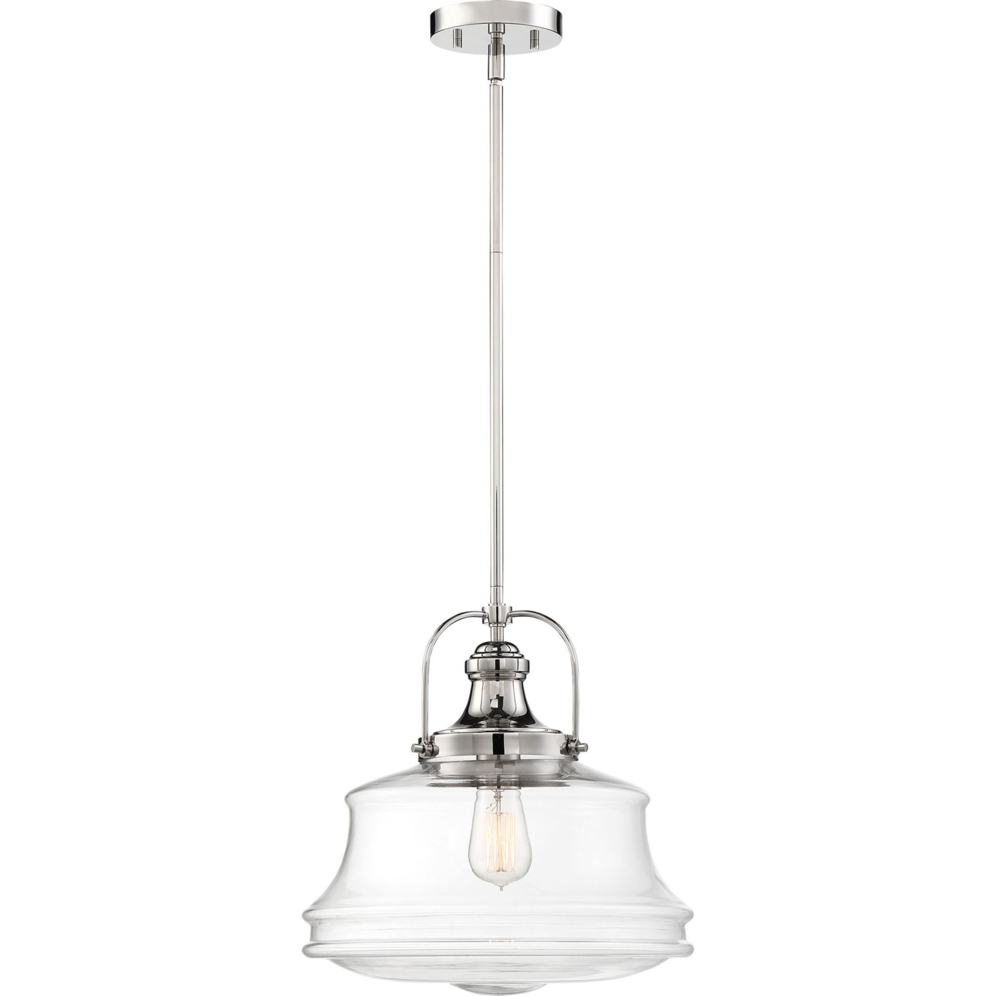 Basel 14" Pendant, Nickel Finish - Bees Lighting