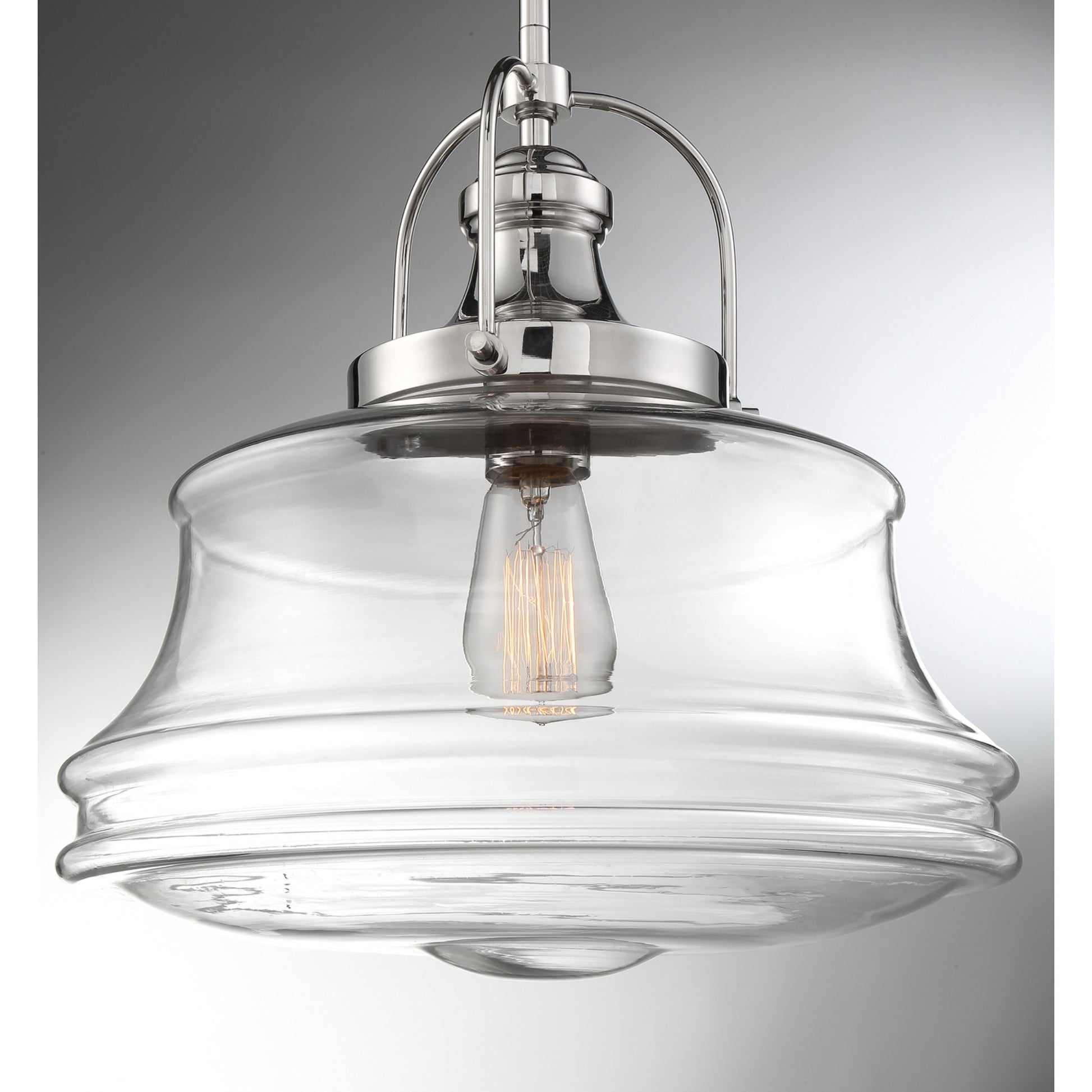 Basel 14" Pendant, Nickel Finish - Bees Lighting