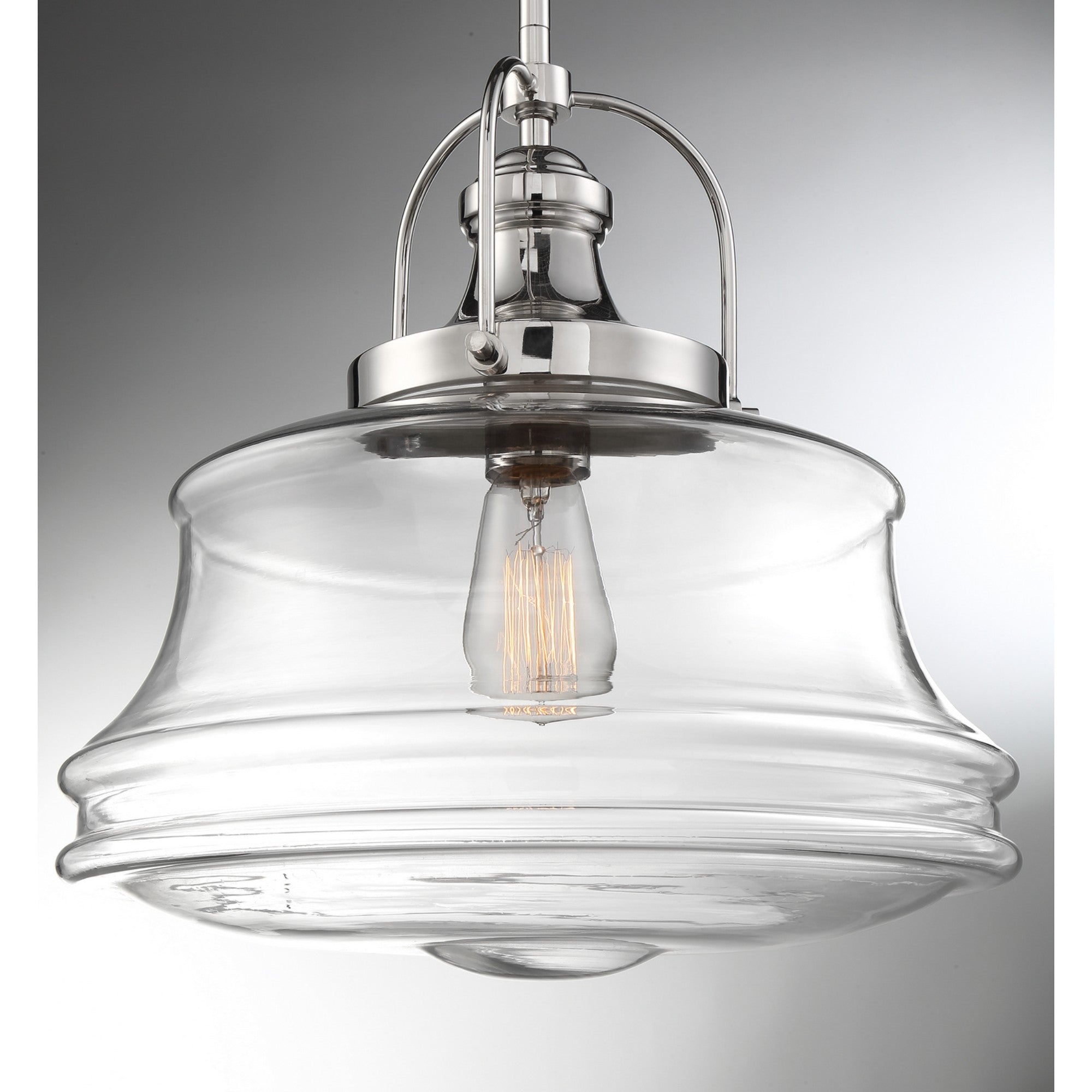 Basel 14" Pendant, Nickel Finish - Bees Lighting