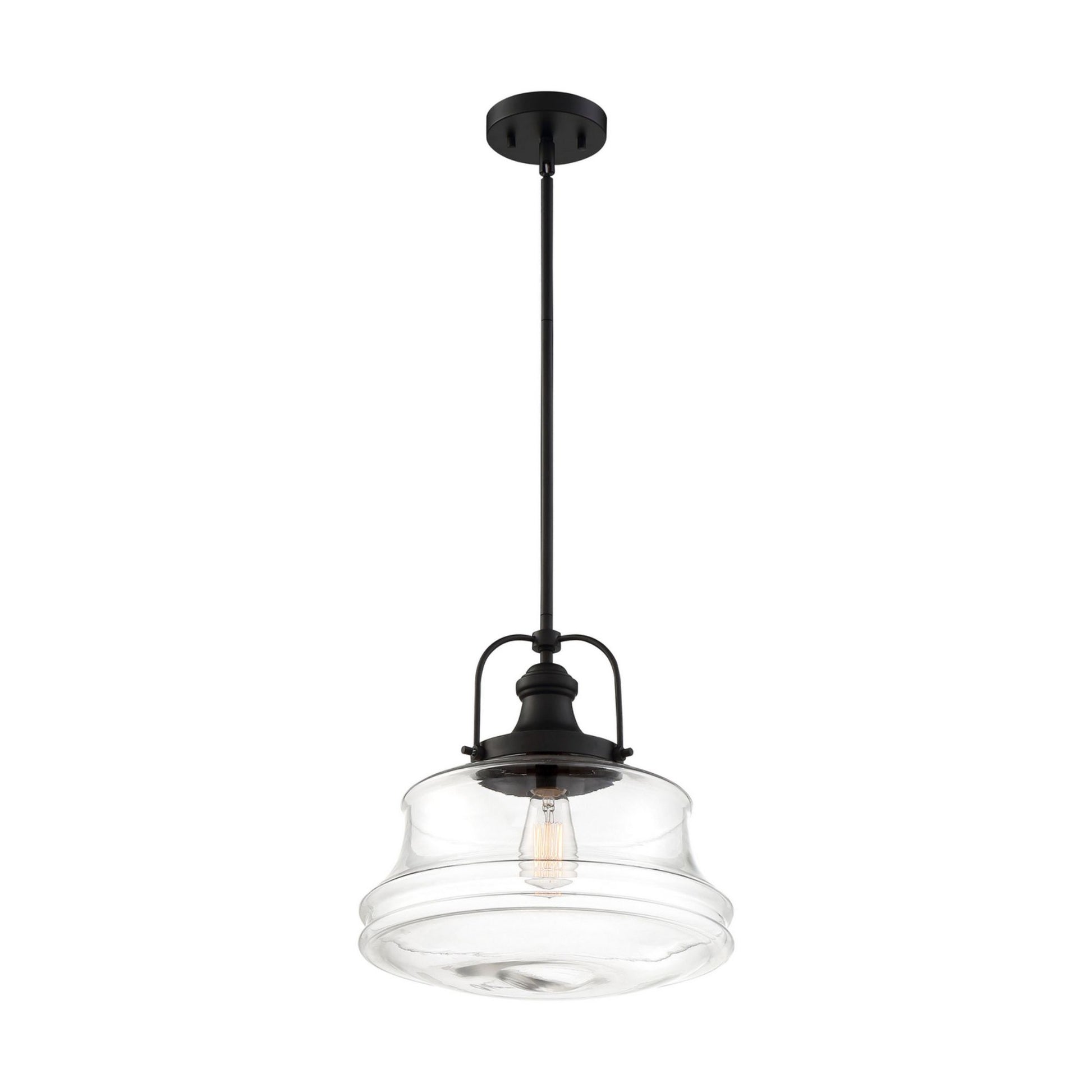 Basel 14" Pendant, Black Finish - Bees Lighting