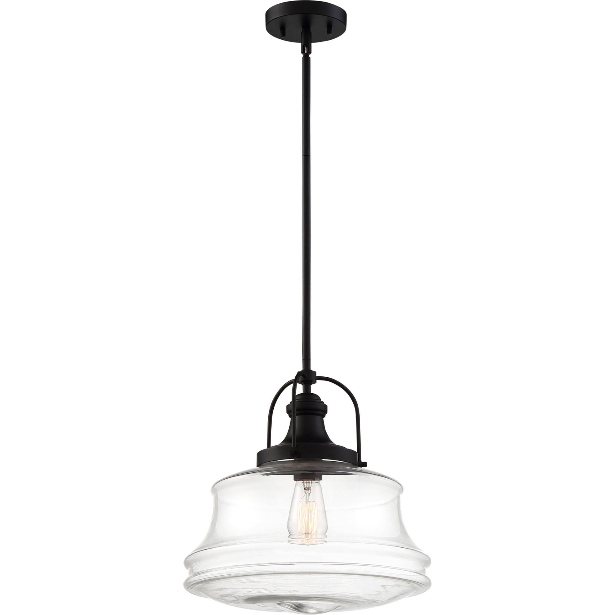 Basel 14" Pendant, Black Finish - Bees Lighting