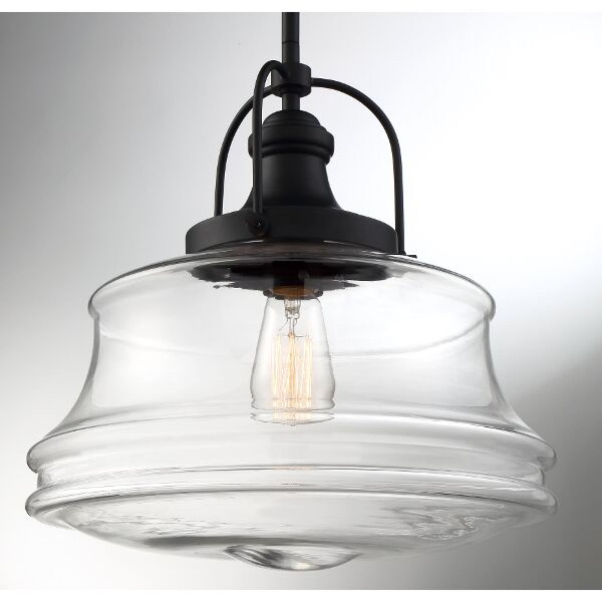 Basel 14" Pendant, Black Finish - Bees Lighting