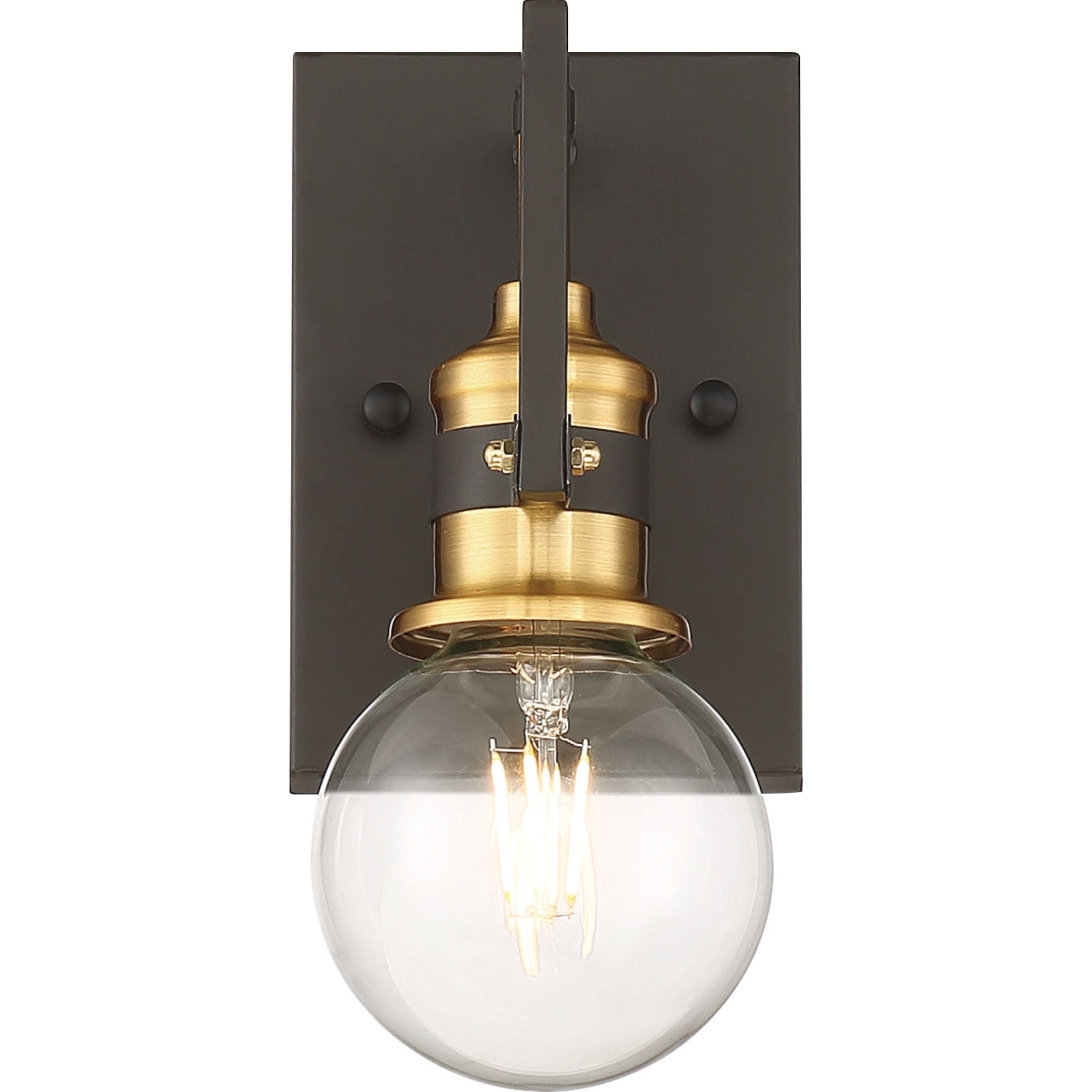 Intention 7" Armed Sconce, Black Finish - Bees Lighting