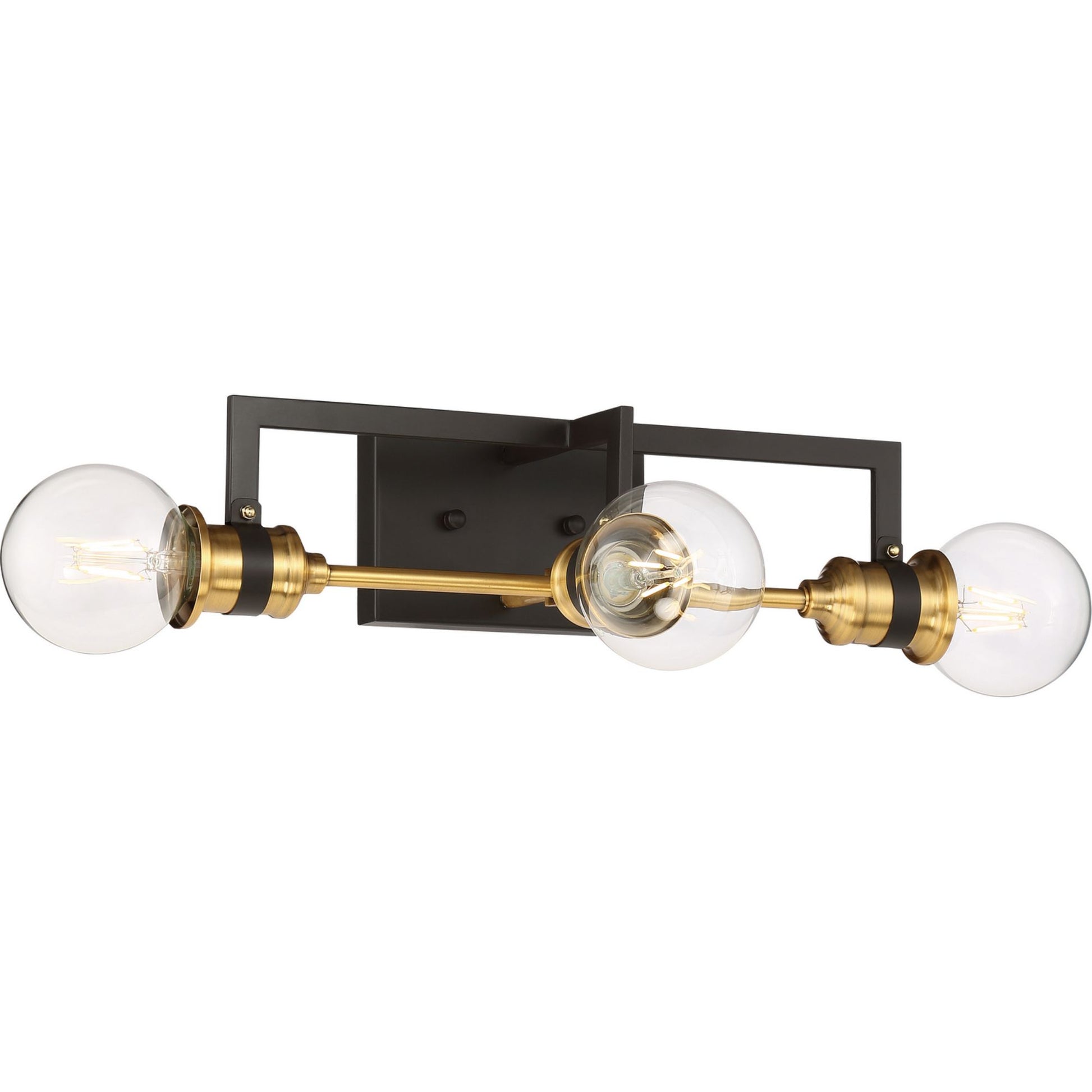 Intention 17" 3 Lights Vanity Light, Black Finish - Bees Lighting