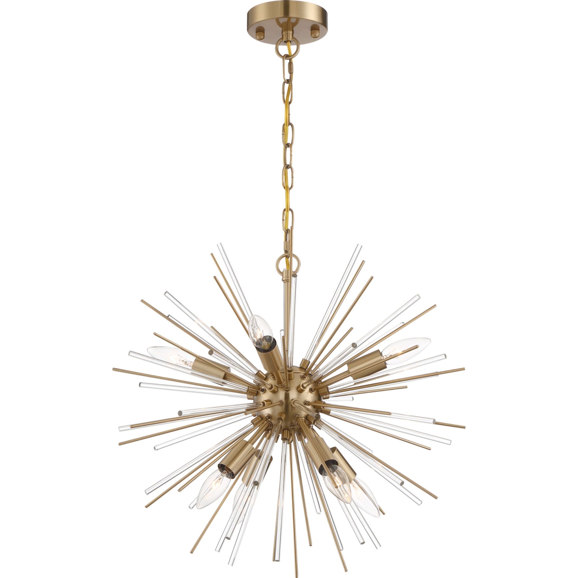 Cirrus Chandelier, Glass Rods - Bees Lighting