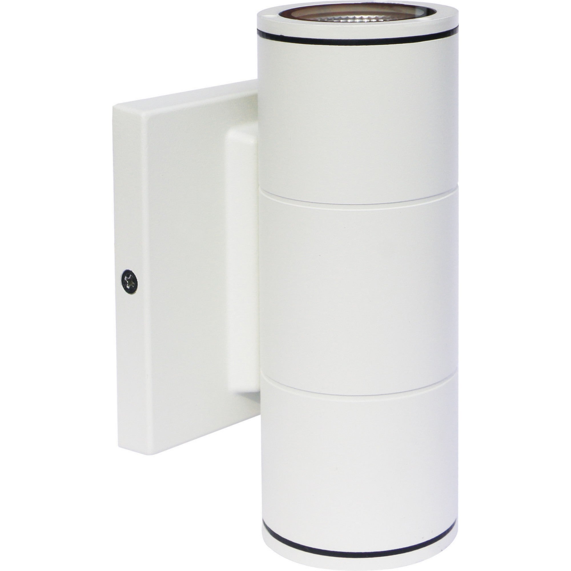 2 Lights LED Outdoor Cylinder Wall Light, Up/Down Lights - Bees Lighting