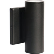 2 Lights LED Outdoor Cylinder Wall Light, Up/Down Lights - Bees Lighting
