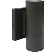 2 Lights LED Outdoor Cylinder Wall Light, Up/Down Lights - Bees Lighting