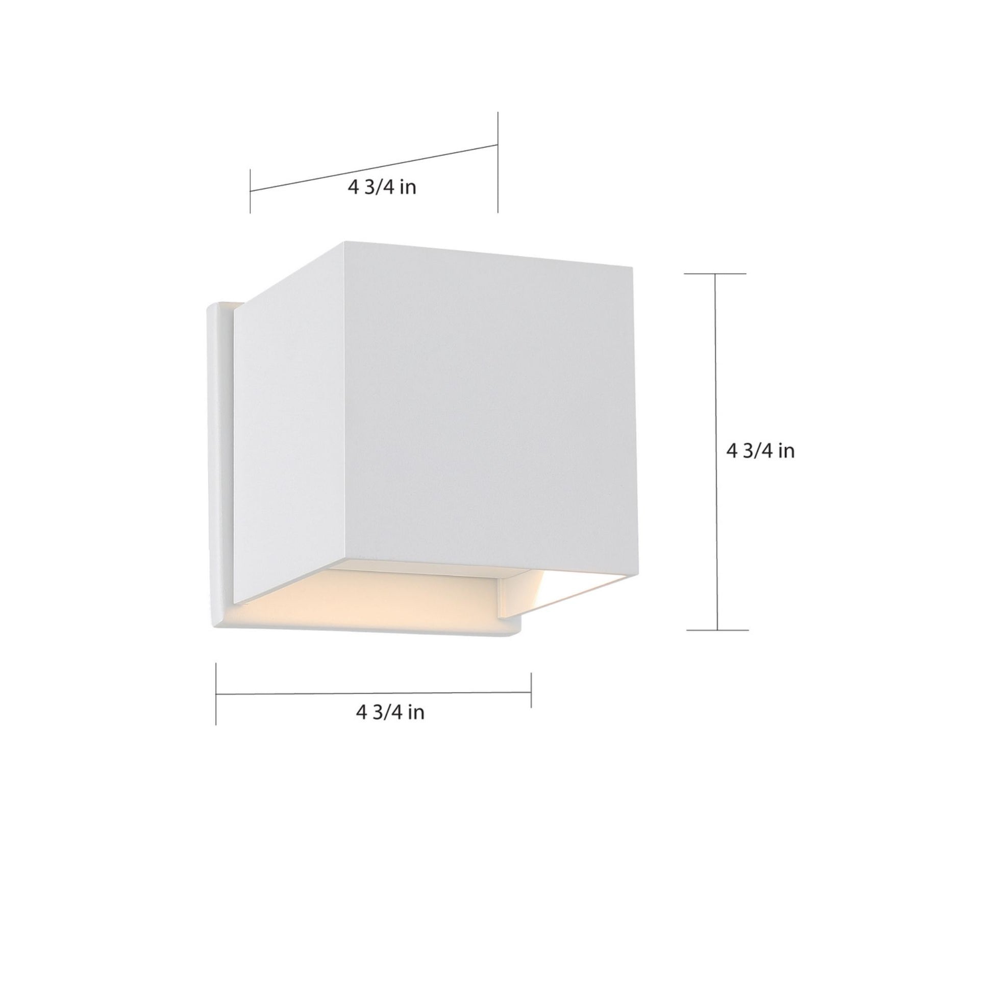 Lightgate 5" LED Wall Light, White Finish - Bees Lighting