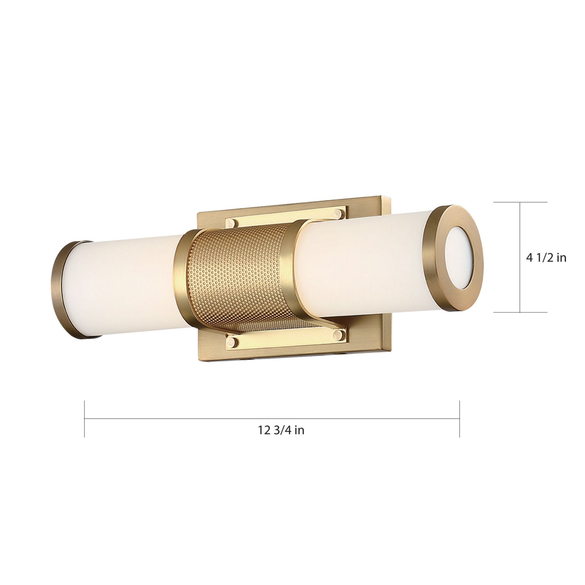 Caper 13" LED Bath Bar, 1100 Lm 3000K, Brass Finish - Bees Lighting