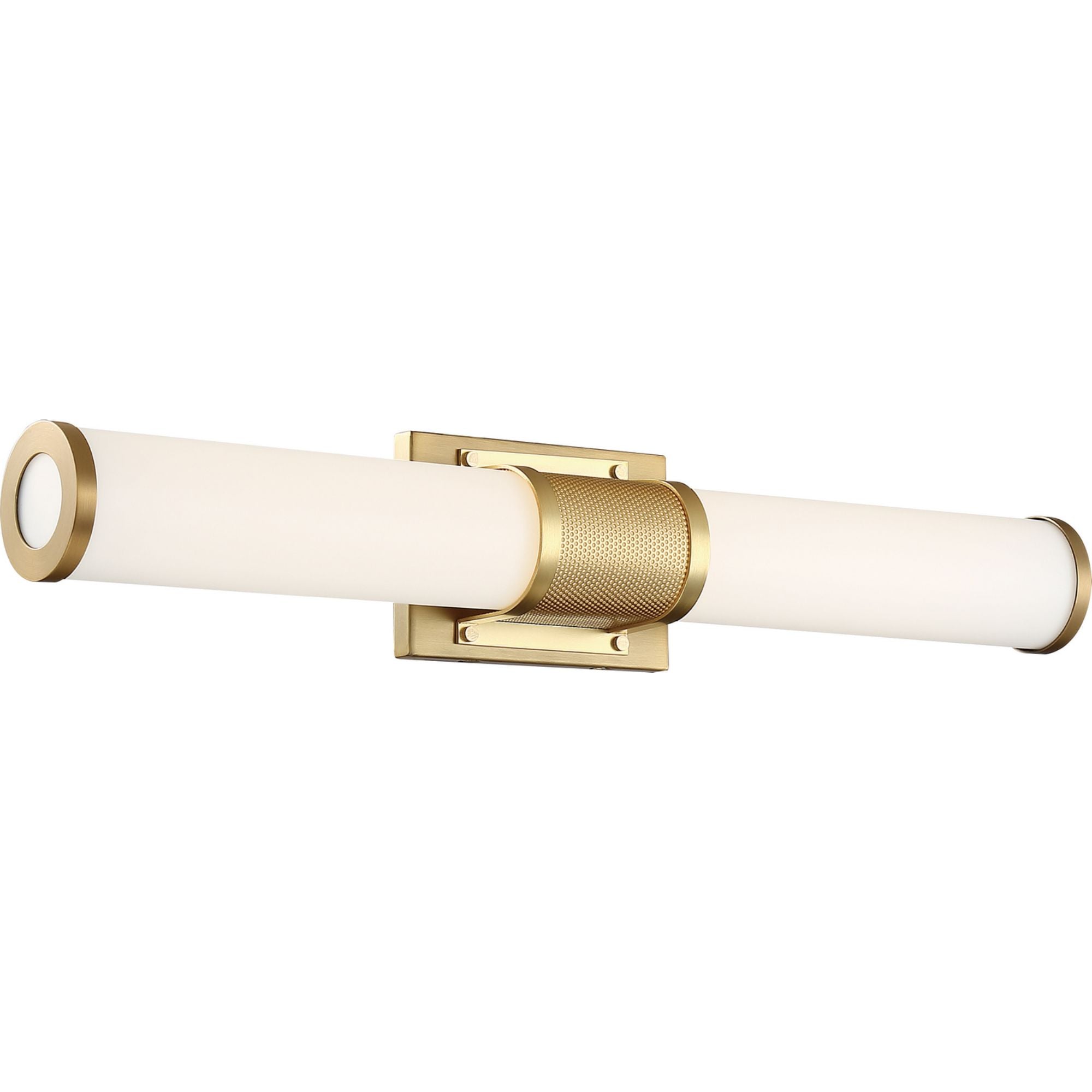 Caper LED Bath Bar 3000K Brass Finish, Frosted Acrylic Lens - Bees Lighting