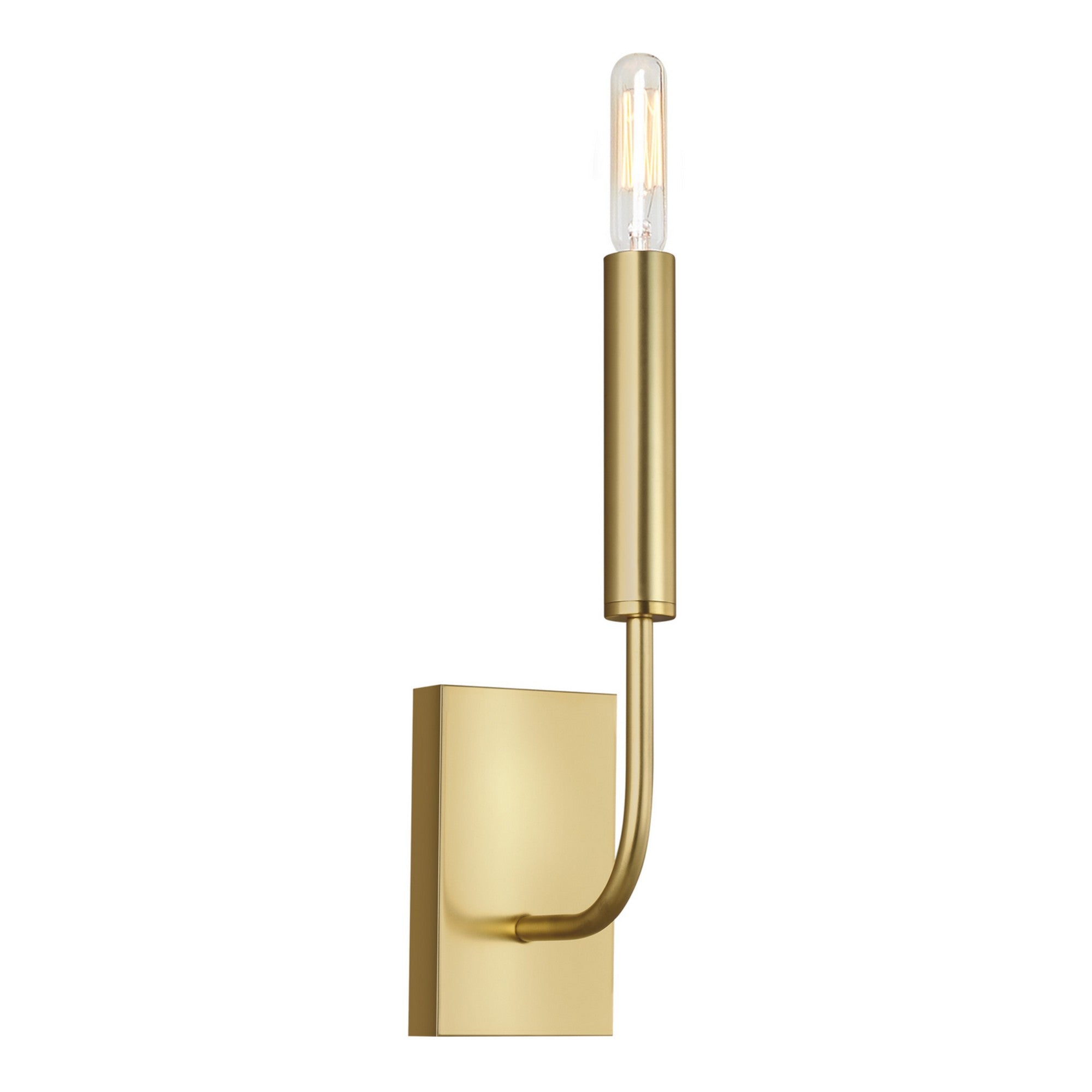Brianna 14" Wall Sconce, Burnished Brass Finish - Bees Lighting