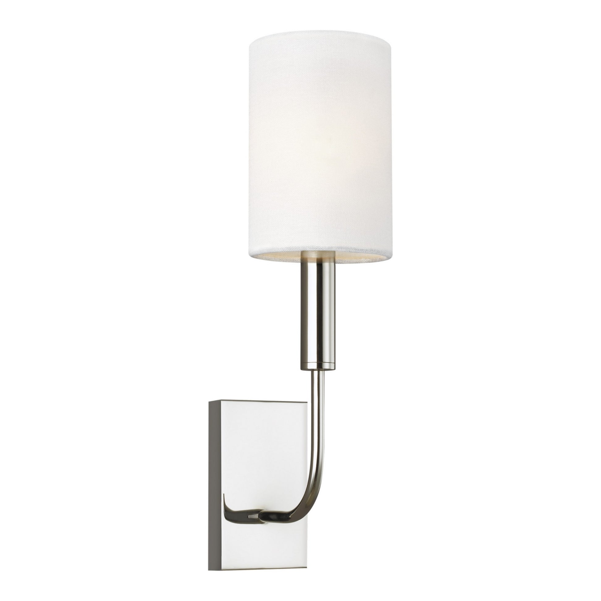 Brianna 14" Wall Sconce, Polished Nickel Finish - Bees Lighting