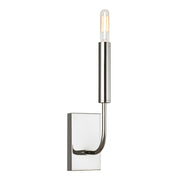 Brianna 14" Wall Sconce, Polished Nickel Finish - Bees Lighting