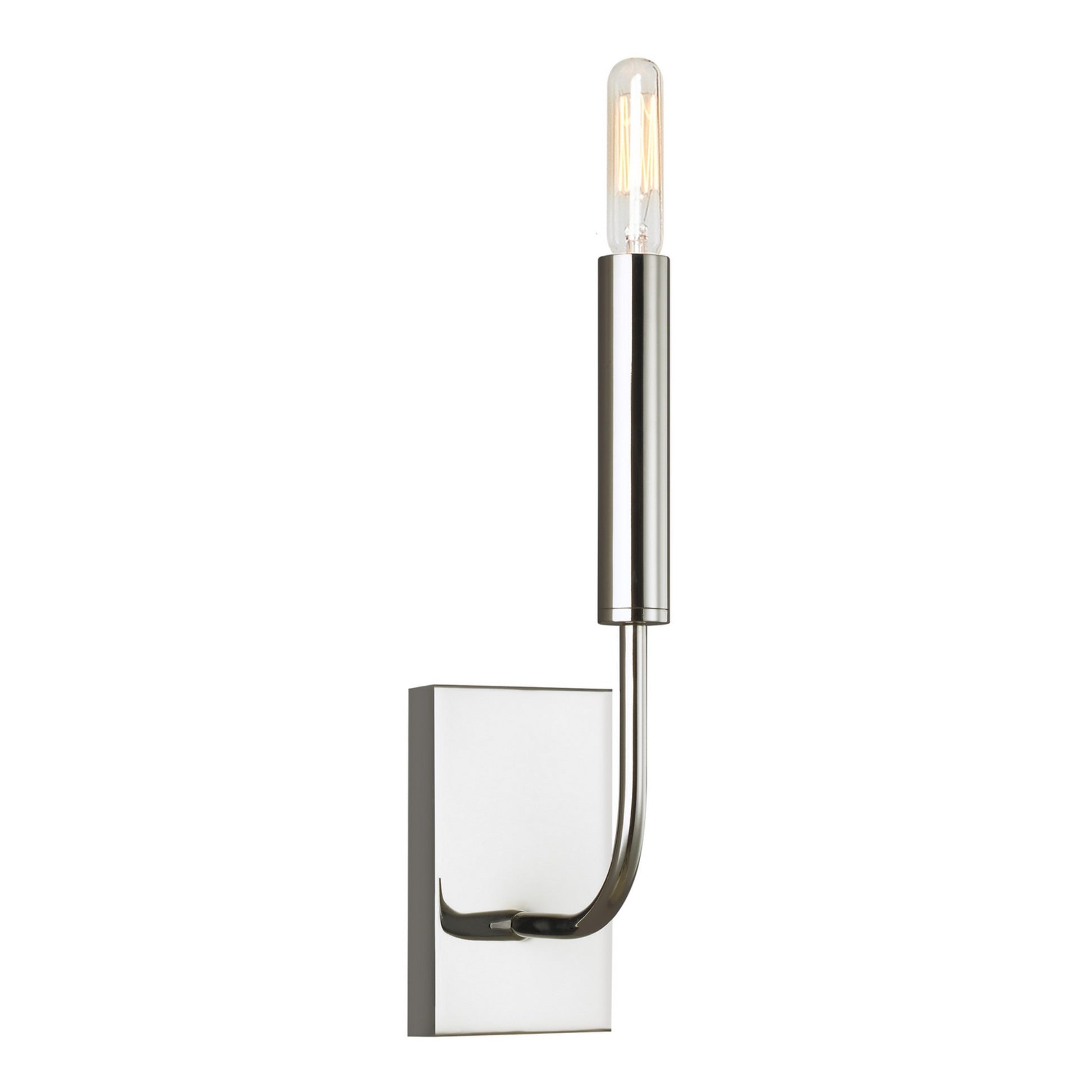 Brianna 14" Wall Sconce, Polished Nickel Finish - Bees Lighting