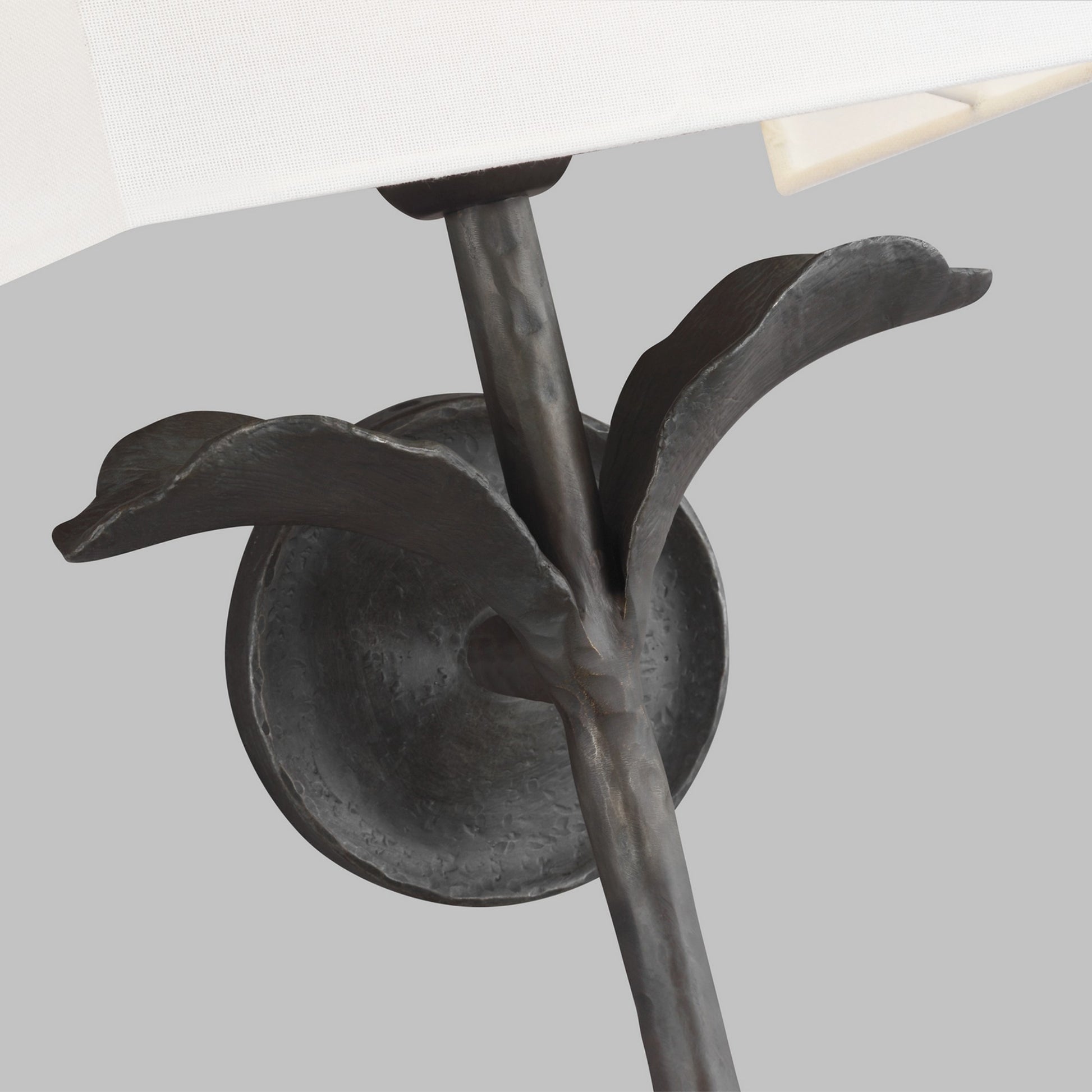 Georgia 17" Wall Sconce, Aged Iron Finish - Bees Lighting