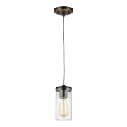 Zire 4" LED Mini Pendant, Brushed Oil Rubbed Bronze Finish - Bees Lighting