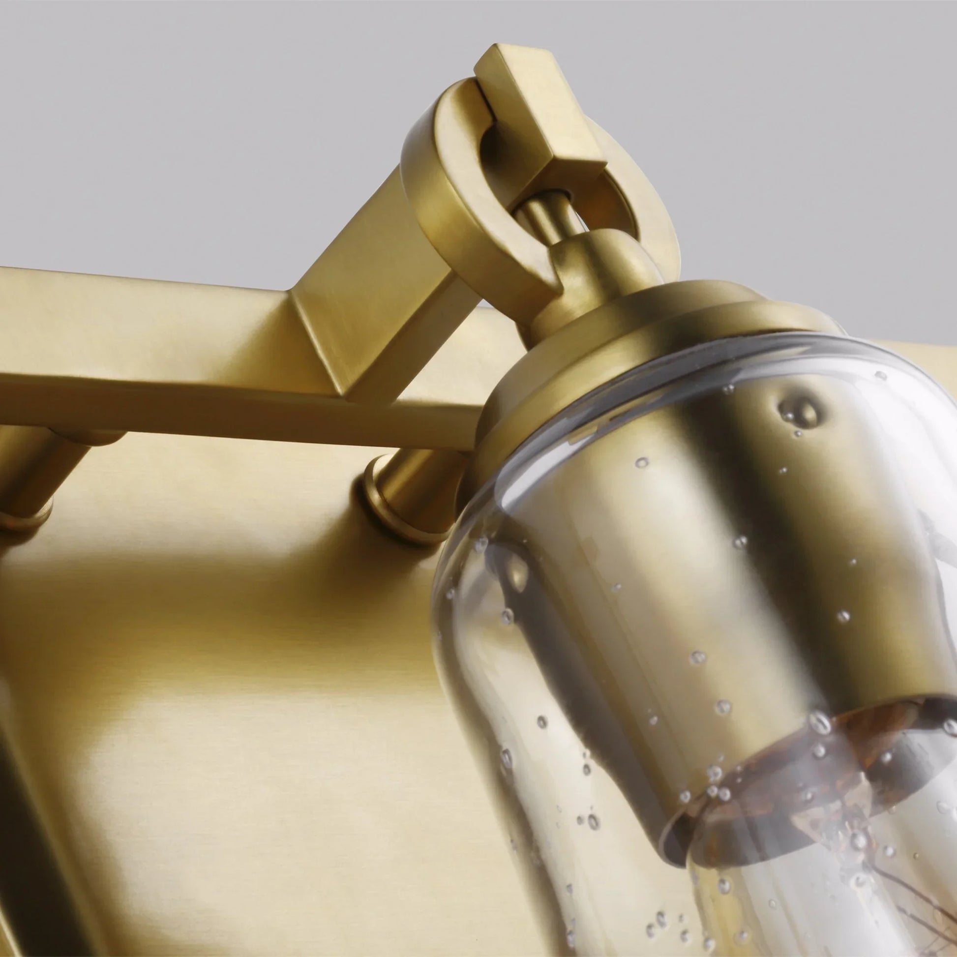 Monterro 22" 3-Light Bathroom Vanity, Burnished Brass Finish - Bees Lighting