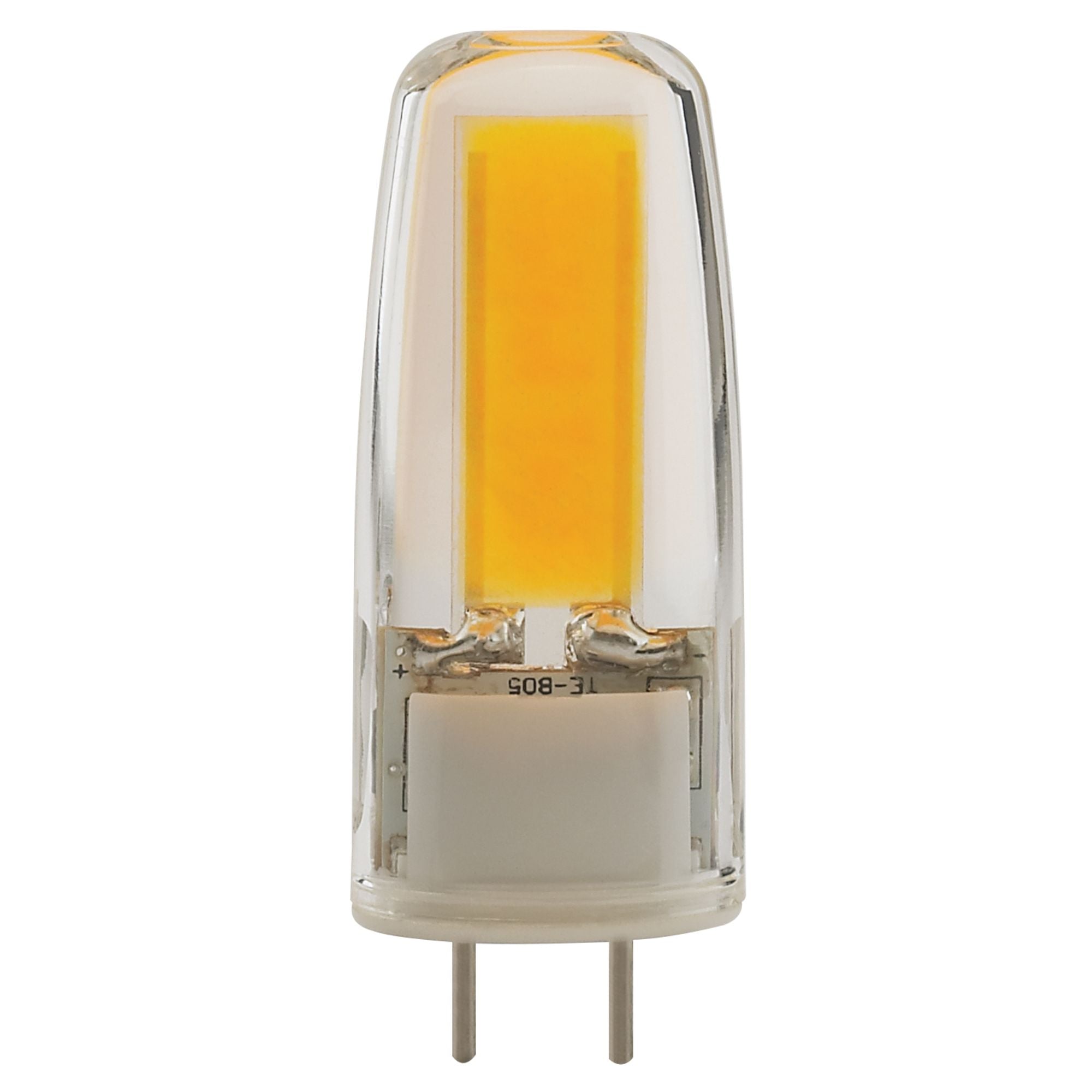 T4 Mini LED Bulb, 4 Watts, 480 Lumens, 5000K, G8 Base, Clear Finish