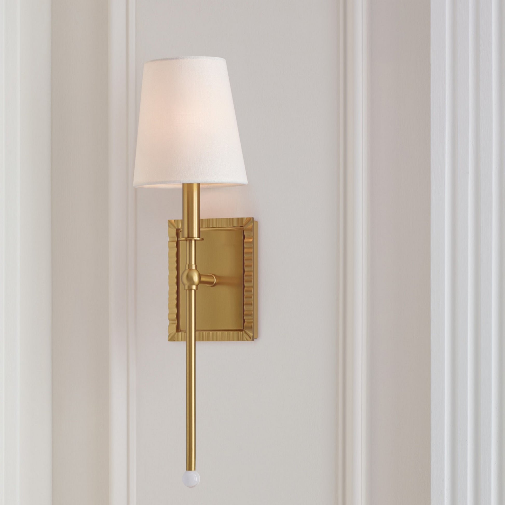Baxley 21" Wall Sconce, Burnished Brass Finish - Bees Lighting