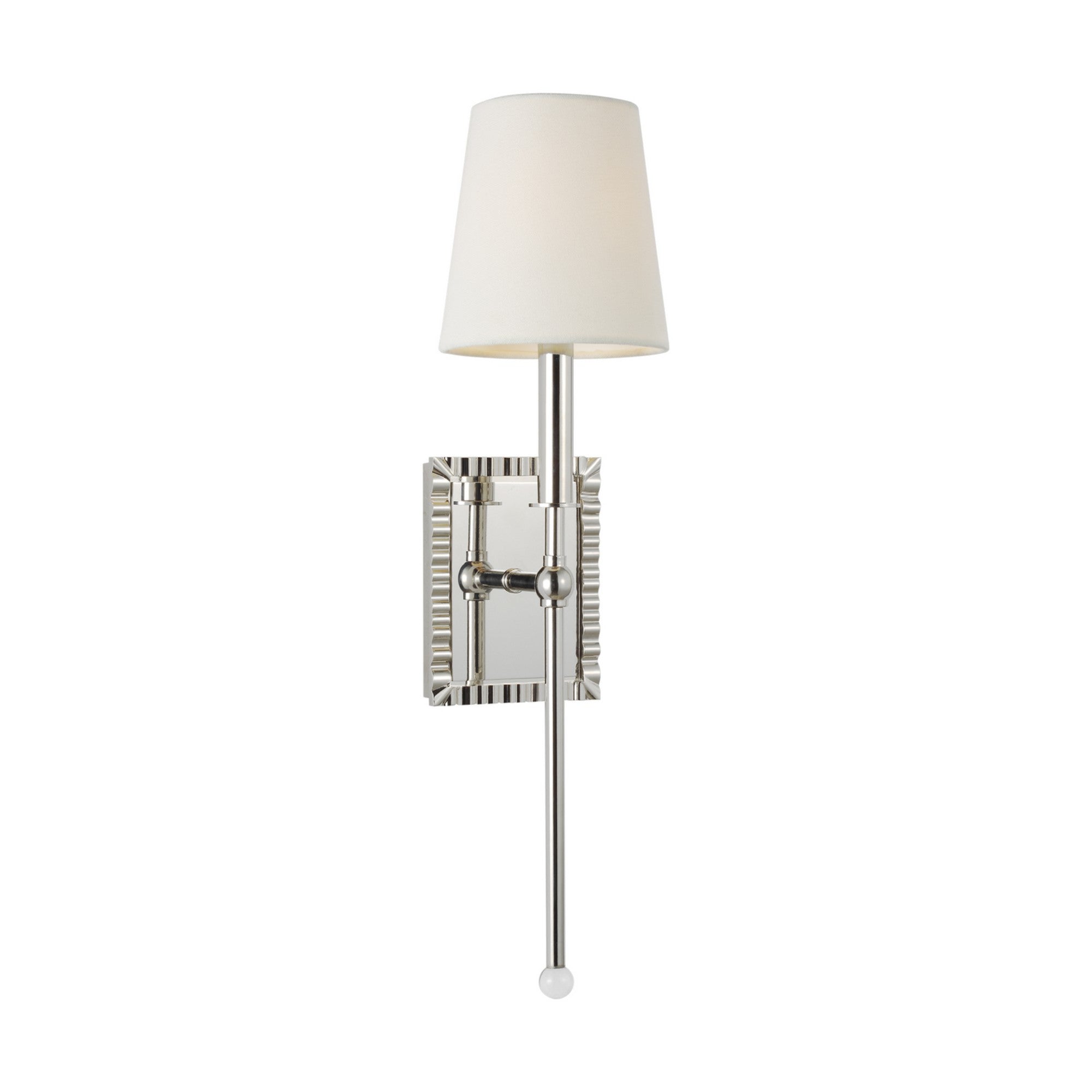 Baxley 21" Wall Sconce, Polished Nickel Finish - Bees Lighting