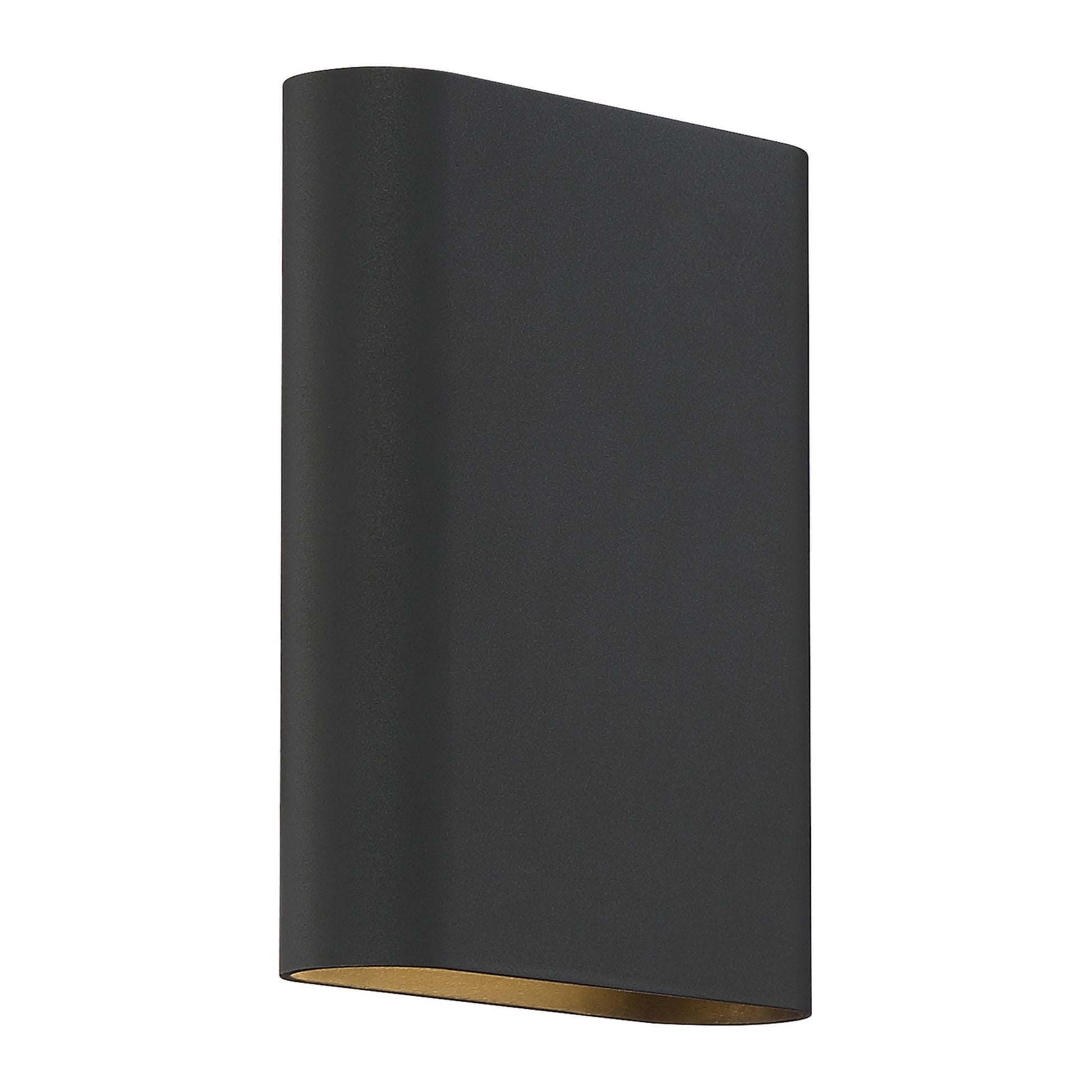 Lux 8" LED Wall Sconce, Black Finish - Bees Lighting