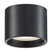 Reel 5" LED Flush Mount, Black Finish