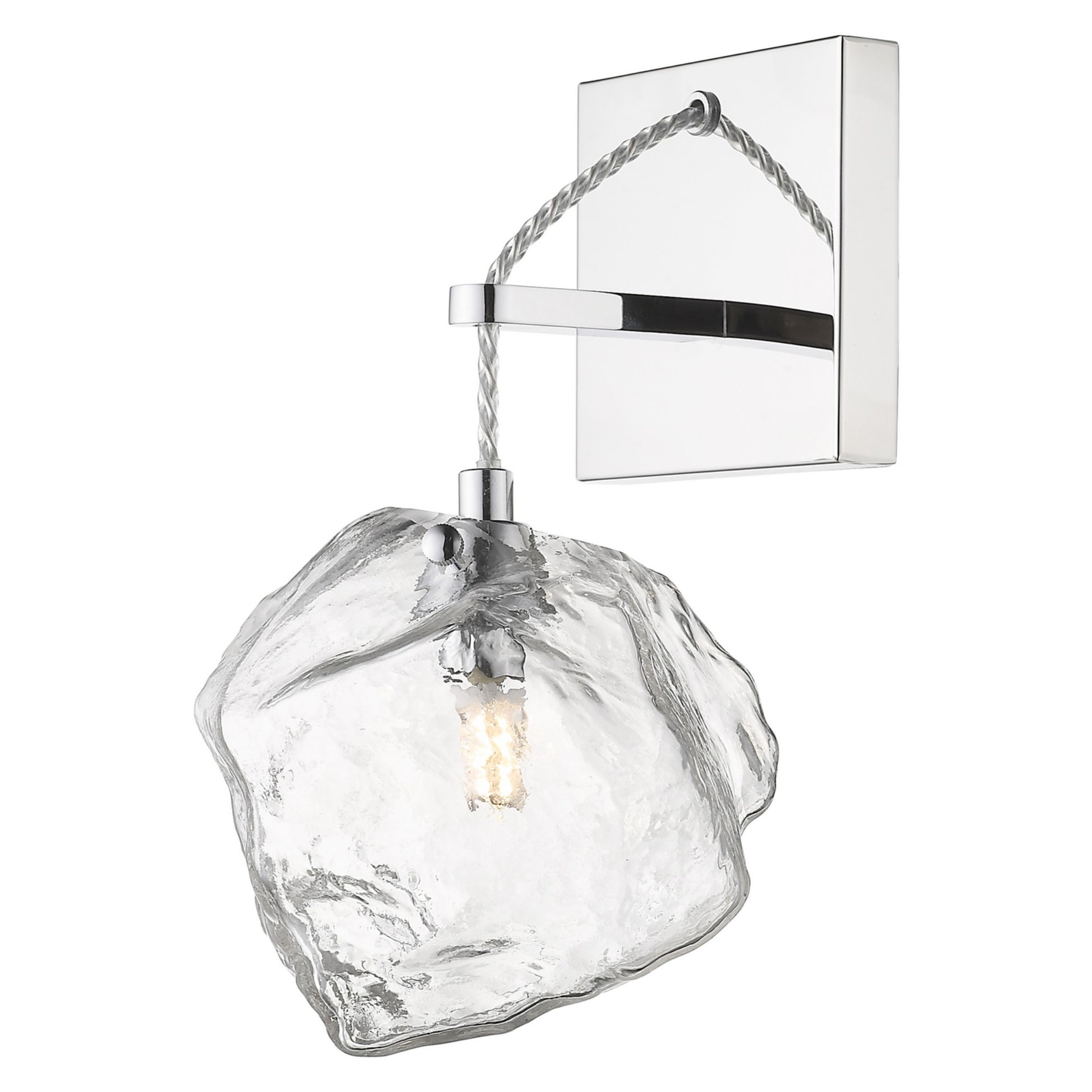 Boulder 11" LED Outdoor Wall Sconce, Mirrored Stainless Steel Finish - Bees Lighting