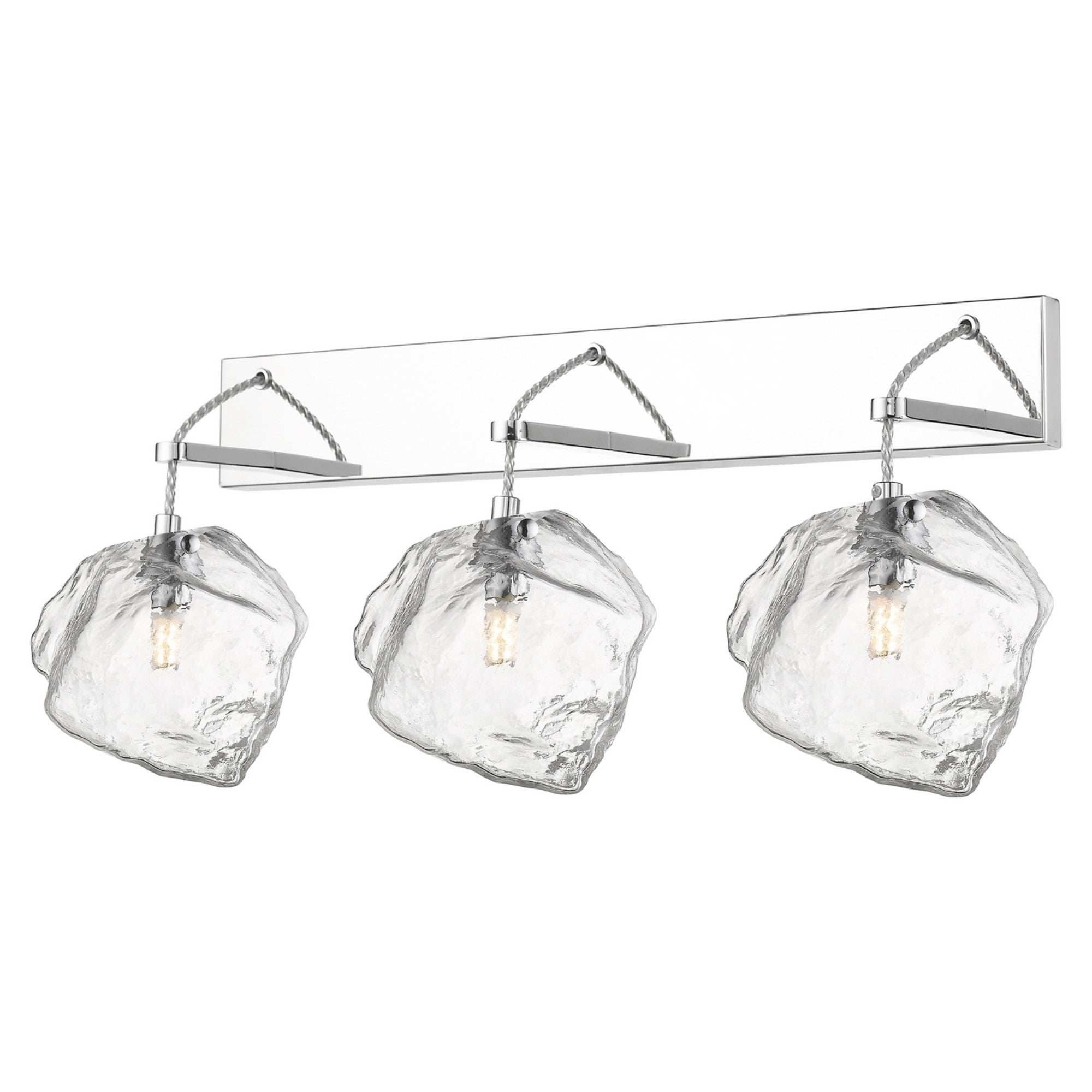 Boulder 23" LED Vanity, Mirrored Stainless Steel Finish - Bees Lighting