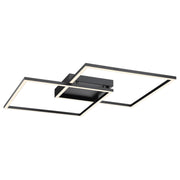 Squared 31" LED Outdoor Wall Sconce, Black Finish - Bees Lighting