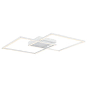 Squared 31" LED Outdoor Wall Sconce, White Finish - Bees Lighting