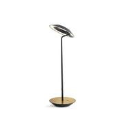 Royyo Matte Black With Brushed Brass Modern LED Desk Lamp with USB Port - Bees Lighting