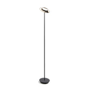 Royyo Matte Black with Oxford Felt Contemporary LED Floor Lamp with USB Port - Bees Lighting