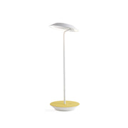 Royyo Matte White With Honeydew Felt Modern LED Desk Lamp with USB Port - Bees Lighting