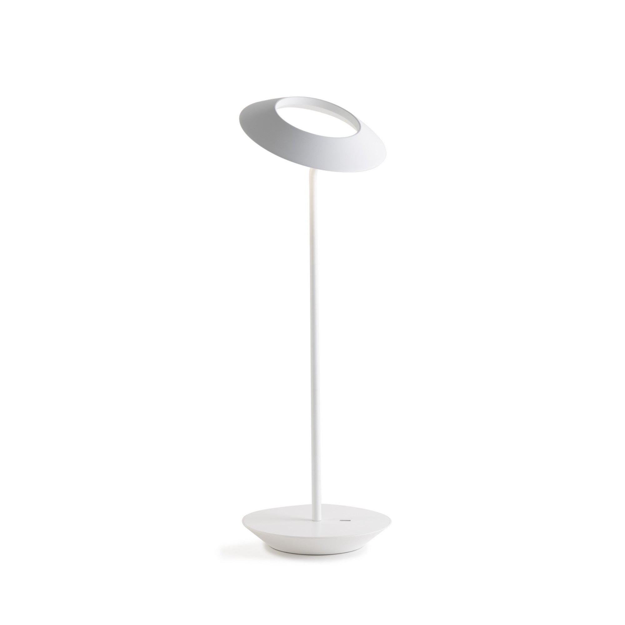 Royyo Matte White With Matte White Modern LED Desk Lamp with USB Port - Bees Lighting