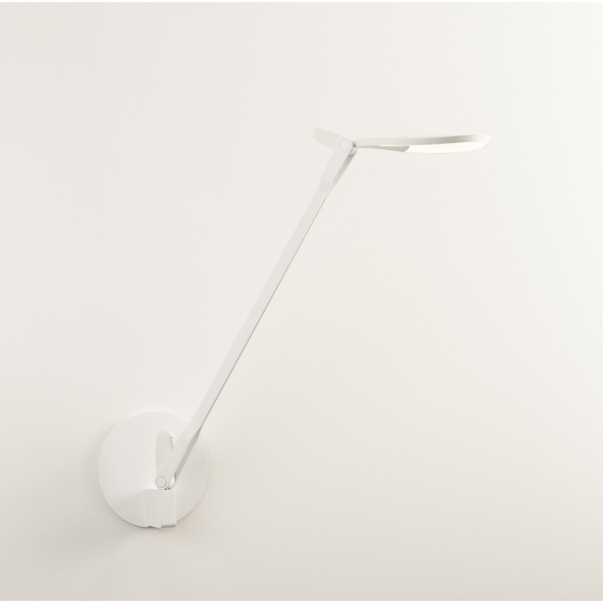 Splitty Contemporary LED & USB Jack Included Swing Arm Wall Lamp Matte White finish - Bees Lighting