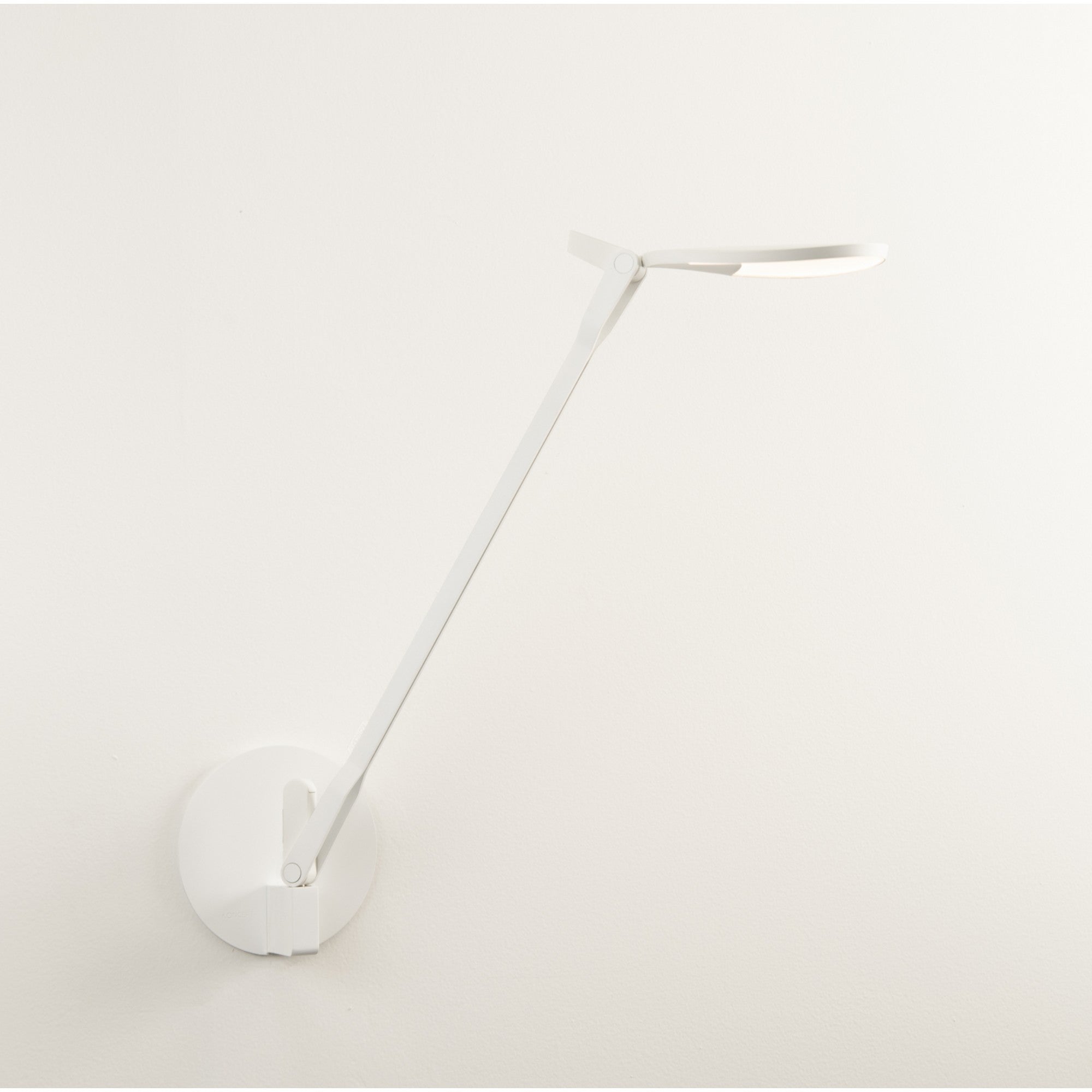 Splitty Contemporary LED & USB Jack Included Swing Arm Wall Lamp Matte White finish - Bees Lighting