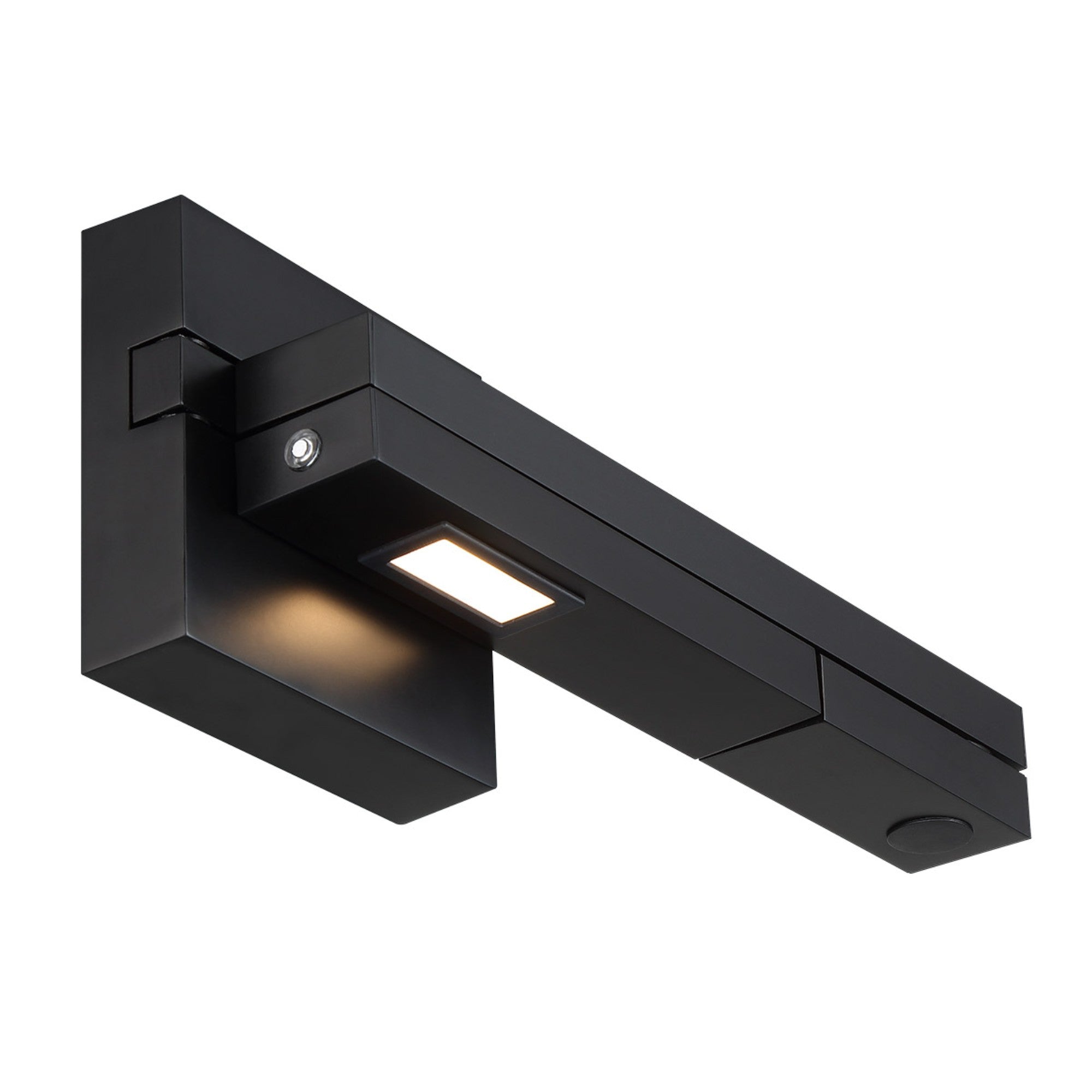 Flip 22" LED Swing Arm Wall Lamp, Black Finish, Right - Bees Lighting