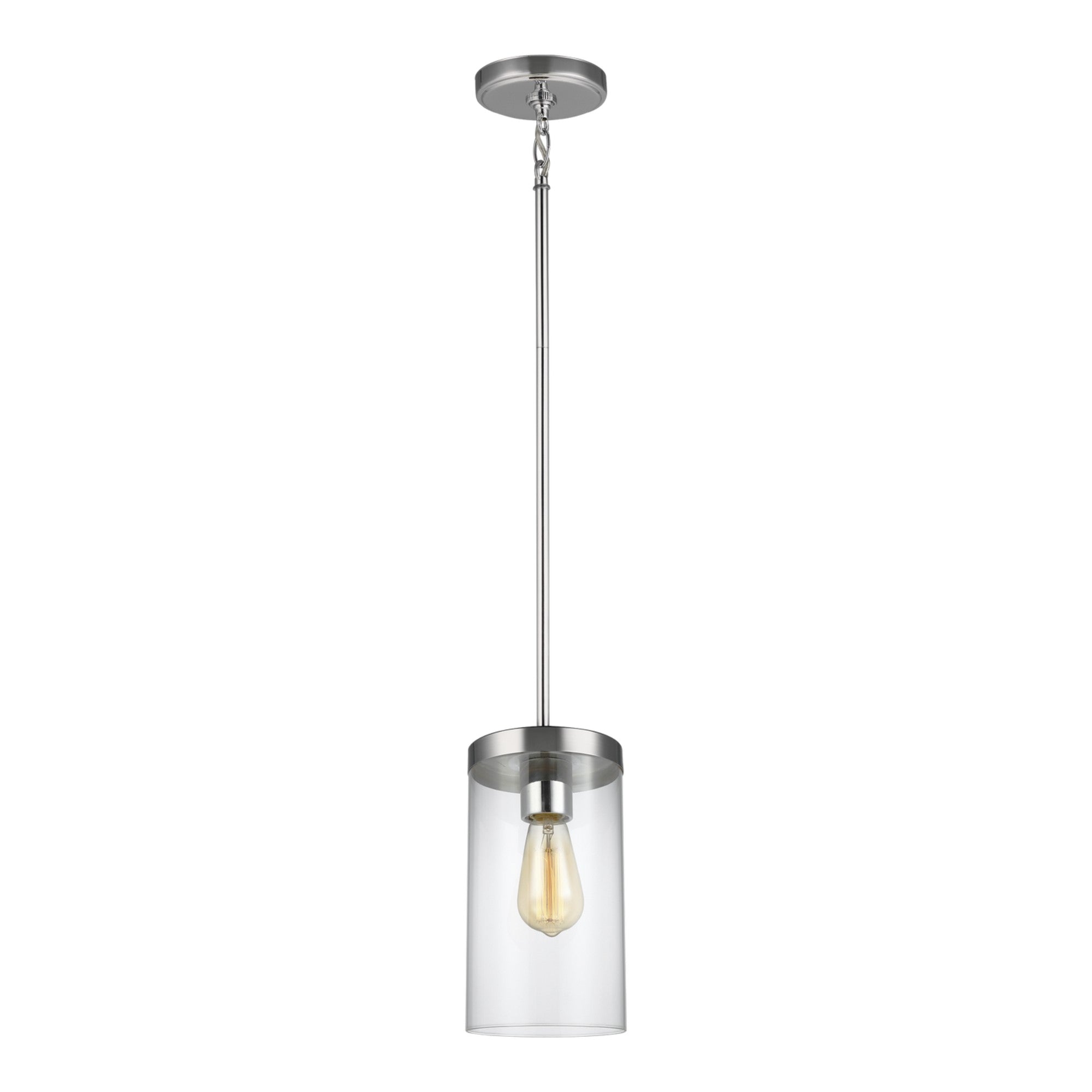 Zire 6" LED Pendant, Chrome Finish - Bees Lighting