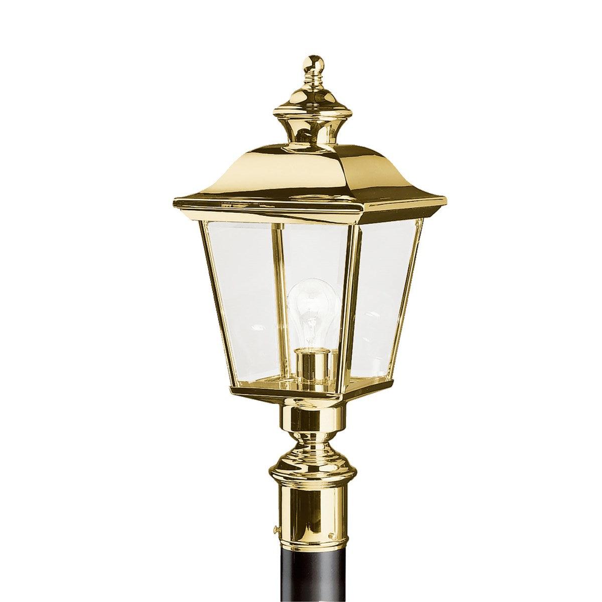 Bay Shore 23 in. Lantern Heads Brass Finish