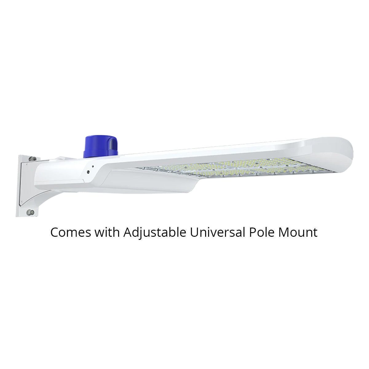 LED Pole Light, 300W, 46300 Lm, 30K/40K/50K, Photocell, 120-277V, White - Bees Lighting