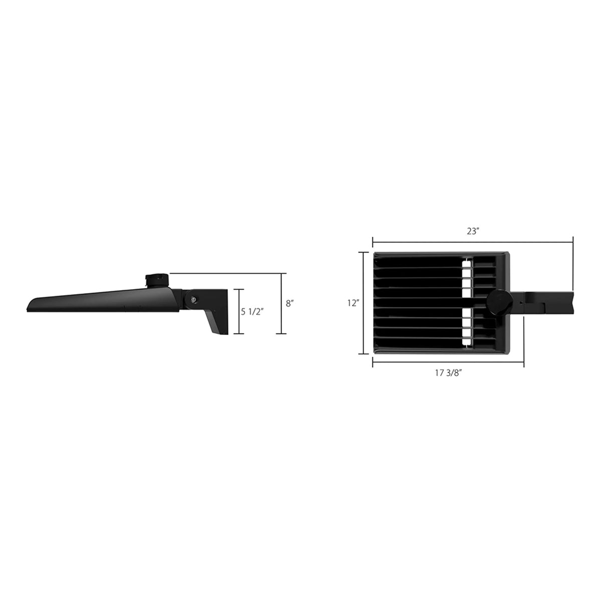 LED Pole Light, 150W, 22000 lm, 30K/40K/50K, 120-277V, Type III - Bees Lighting