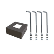 P4" Square Anchor Bolt Kit With 73660-RAB Bolt4/7 Bc4